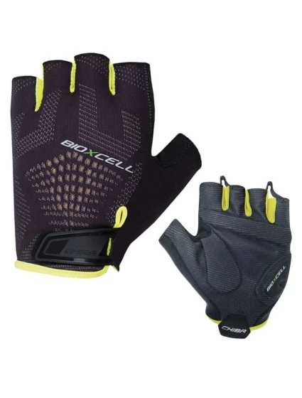 Rukavice CHIBA BIOXCELL SUPER FLY černá žlutá S