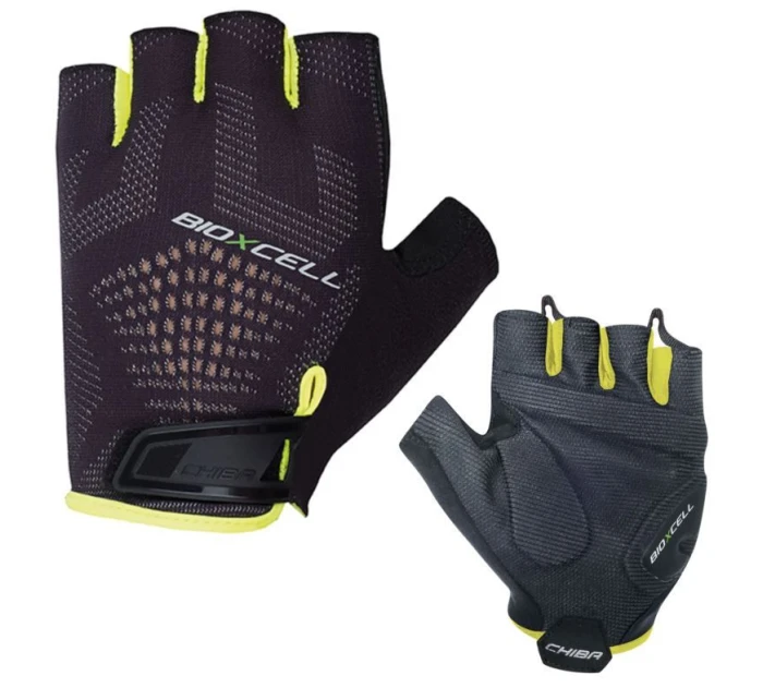 Rukavice CHIBA BIOXCELL SUPER FLY černá žlutá S