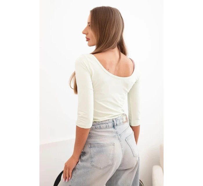 Halenka s kulatým výstřihem model 21191405 - K-Fashion