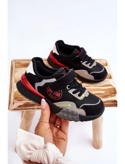 Dětské tenisky Memory Foam System Big Star model 21610532 Černá - Big Star Shoes Dětské tenisky Memory Foam System Big Star model 21610532 Černá - Big Star Shoes