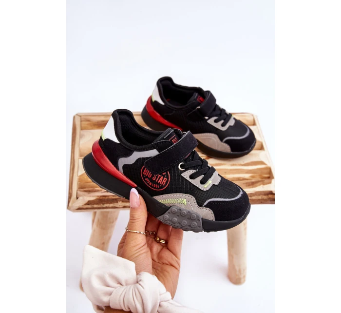 Dětské tenisky Memory Foam System Big Star model 21610532 Černá - Big Star Shoes Dětské tenisky Memory Foam System Big Star model 21610532 Černá - Big Star Shoes