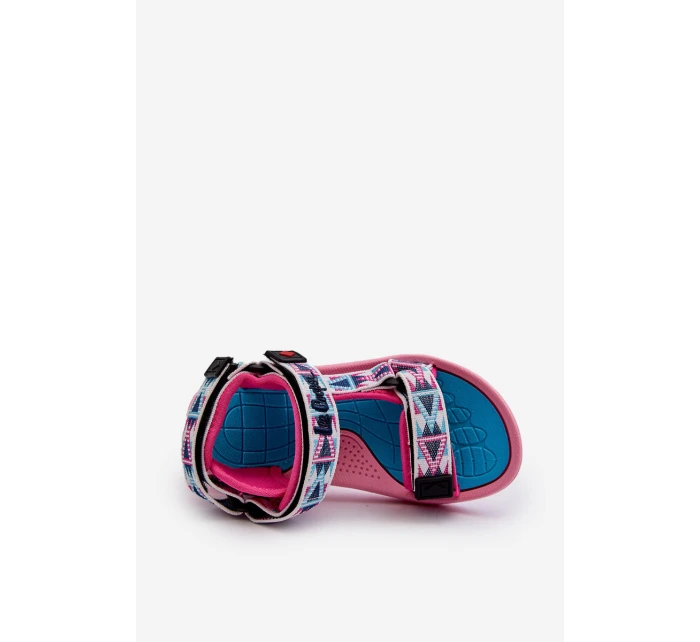 Dětské sandálky Lee Cooper LCW-24-34-2600 Růžové