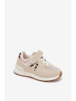 Dětské sportovní tenisky na suchý zip béžové Galisse Dětské sportovní tenisky na suchý zip béžové Galisse