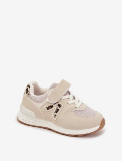 Dětské sportovní tenisky na suchý zip béžové Galisse