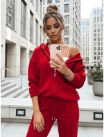 Dámská tepláková souprava AMILIA PREMIUM červená FashionStreet AY0742