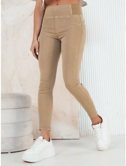 Dámské džínové kalhoty ALTET dark beige FashionStreet UY1922