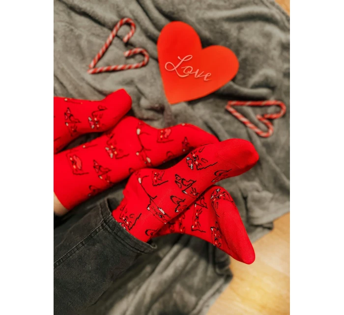 Dámské valentýnské ponožky Wola W84.01P, 36-41