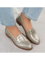 Dámské polobotky ažurové zlaté model 21942038 - Potocki