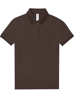 B&C My Polo 210 /women Dámské piqué polo z těžké bavlny coffee model 22430008