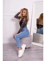 Halenkové body v černé barvě gunmetal Halenkové body v černé barvě gunmetal