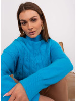 Sweter AT SW 23401.97P niebieski