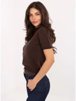 Sweter IT SW model 21471682 brązowy - FPrice Sweter IT SW model 21471682 brązowy - FPrice