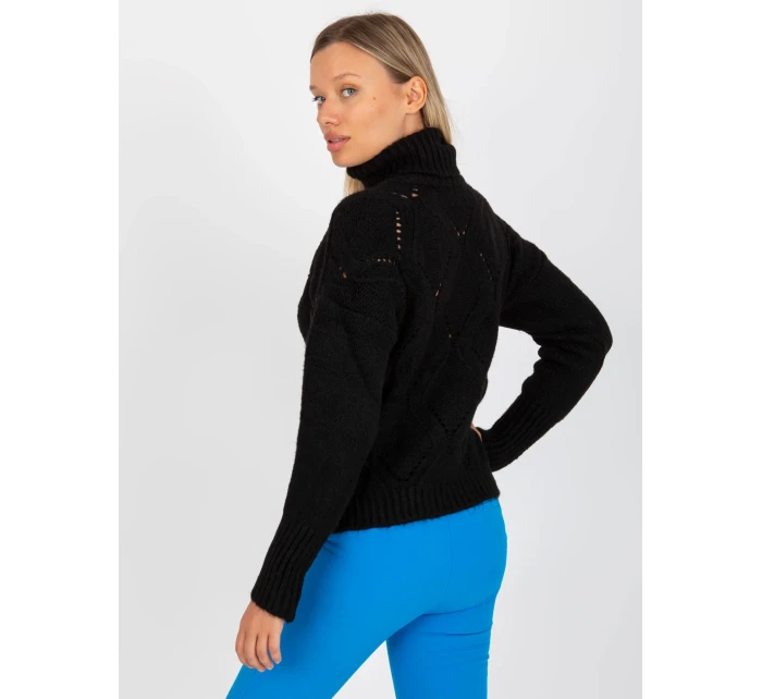 Dámský svetr LC SW model 17650160 černý - FPrice