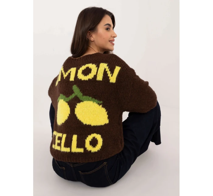 Jumper MI SW 2108.92 hnědý Jumper MI SW 2108.92 hnědý