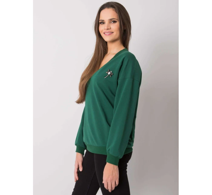 Mikina RV BL 7370.78P tmavě zelená