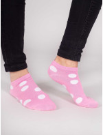 Yoclub Dívčí kotníkové bavlněné ponožky Vzory Barvy 6-Pack SKS-0008G-AA00-004 Multicolour