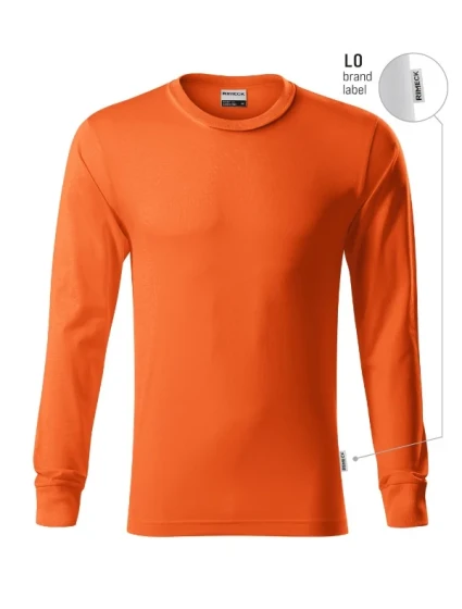 Resist LS triko unisex oranžová 11 (brand label)