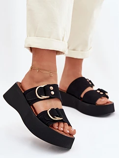 Klapky na platformě model 226359 Step in style