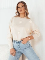 dámský svetr béžový Dstreet model 21972972 - FashionStreet