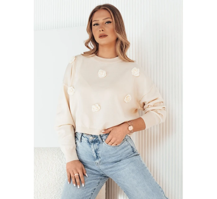 dámský svetr béžový Dstreet model 21972972 - FashionStreet