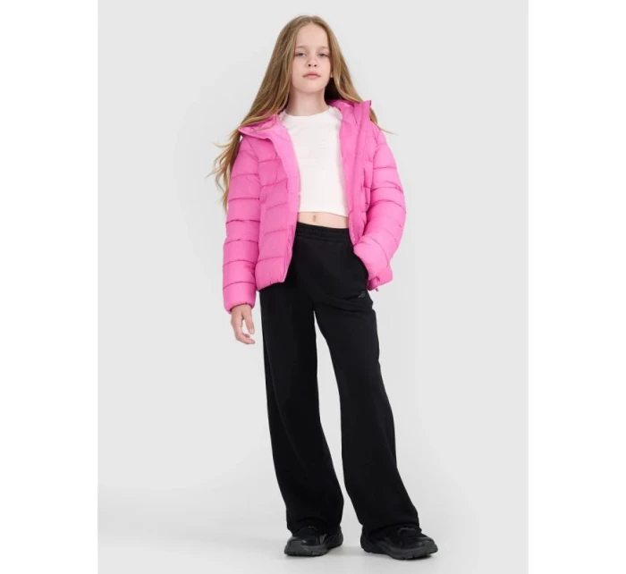 Dívčí péřová bunda se syntetickou výplní 4F 4FJRAW25TDJAF0816-54S Dívčí péřová bunda se syntetickou výplní 4F 4FJRAW25TDJAF0816-54S
