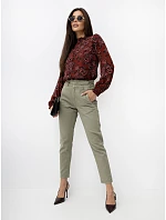 Bluzka model 22340987 bordowy - FPrice Bluzka model 22340987 bordowy - FPrice