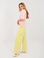 Kalhoty MI SP K104.14 světle žluté