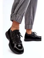 Kožená dámská sportovní obuv Zazoo Black Kožená dámská sportovní obuv Zazoo Black