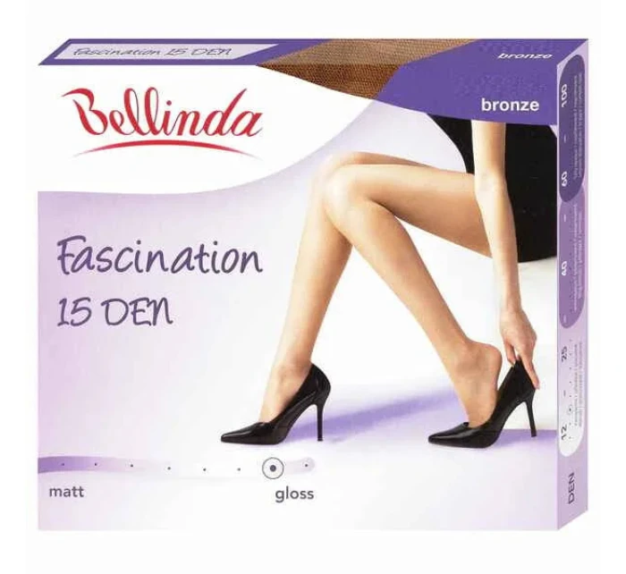 Dámské lesklé punčochové kalhoty FASCINATION 15 den Bronzová - Bellinda Dámské lesklé punčochové kalhoty FASCINATION 15 den Bronzová - Bellinda