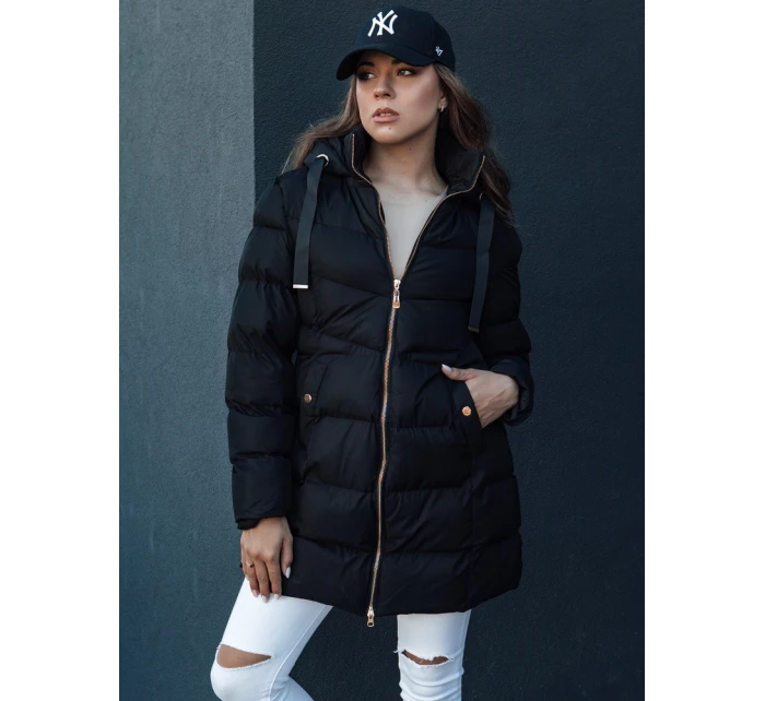 Dámská zimní bunda s kapucí černá Dstreet model 21978734 - FashionStreet Dámská zimní bunda s kapucí černá Dstreet model 21978734 - FashionStreet