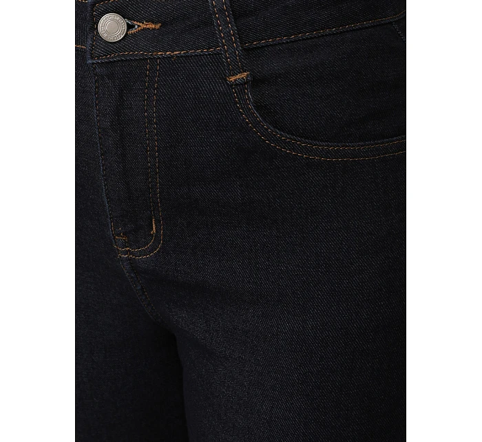 Jeansy damskie z wysokim stanem granatowe model 22120956 - FashionStreet