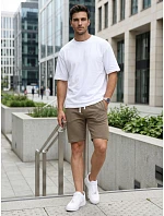 Spodenki męskie dresowe ze model 22278494 - FashionStreet Spodenki męskie dresowe ze model 22278494 - FashionStreet