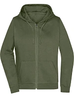 JN 755 Dámská mikina s kapucí model 22489435 olive - Daiber JN 755 Dámská mikina s kapucí model 22489435 olive - Daiber