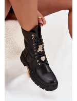 Dámské Botky Worker S Zateplené Černé model 21706817 - Boto Dámské Botky Worker S Zateplené Černé model 21706817 - Boto