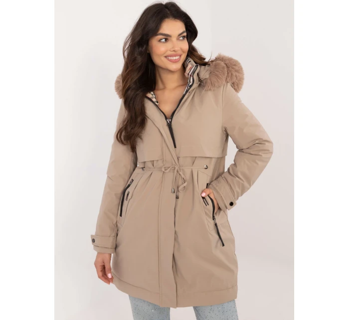 SK KR HH model 20590102 bunda béžová - FPrice