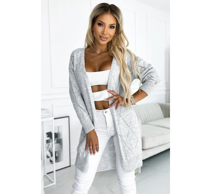 Svetr na zapínání model 184519 Numoco Svetr na zapínání model 184519 Numoco