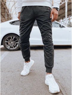 Pánské tmavě šedé tepláky joggers FashionStreet UX4123