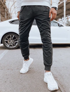 Pánské tmavě šedé tepláky joggers FashionStreet UX4123
