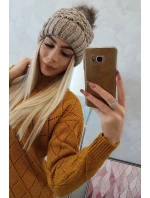 Čepice K165 tmavě béžová Čepice K165 tmavě béžová