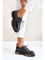 Lakované Dámské Polobotky Na Černé Artiker model 21672041 - Boto