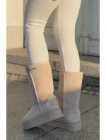 Vysoké Sněhule Na Platformě Big Star model 21679168 Světle Béžové - Big Star Shoes