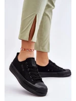 Nízké šněrovací tenisky Big Star LL274967 Černé Nízké šněrovací tenisky Big Star LL274967 Černé