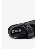 Pánské kožené sandály Big Star – černé Pánské kožené sandály Big Star – černé