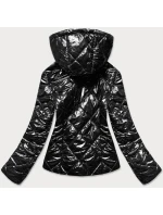 Lesklá černá dámská bunda (BR9756-1) - Goodlooking Lesklá černá dámská bunda (BR9756-1) - Goodlooking