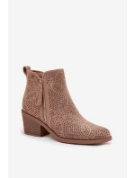 Boty na podpatku  model 222514 Step in style