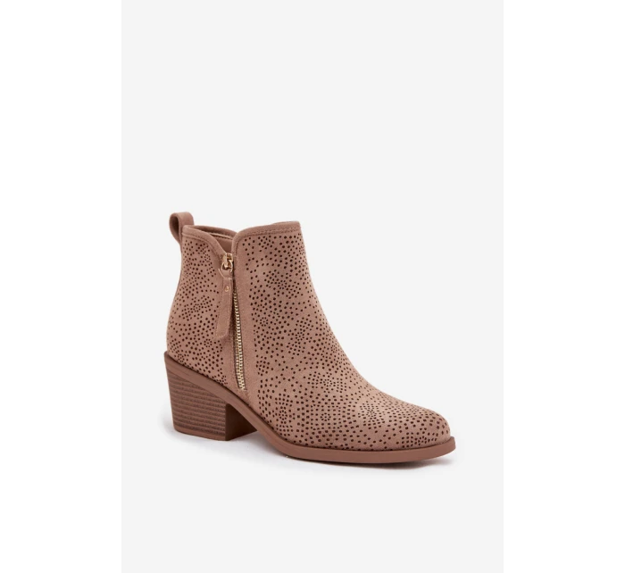 Boty na podpatku  model 222514 Step in style