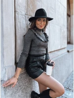 Dámský svetr NOAH tmavě šedý FashionStreet MY1404 Dámský svetr NOAH tmavě šedý FashionStreet MY1404