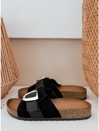 NOLVINA dámské žabky černé FashionStreet ZY0982