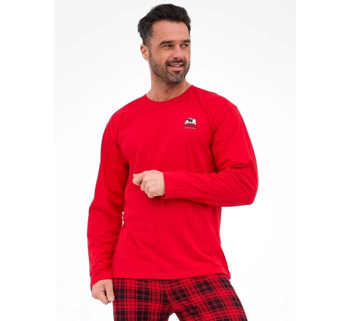 Pyžamo long/r S2XL pánské model 21761221 - Cornette Pyžamo long/r S2XL pánské model 21761221 - Cornette