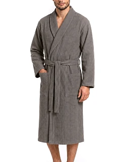 Pánský vaflový župan Vestis Saimaa Organic Grey